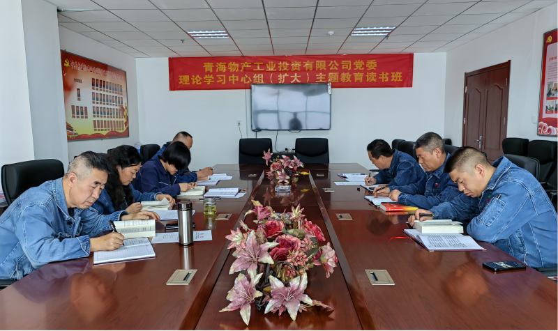 物產(chǎn)工投公司黨委舉辦理論學習中心組(擴大)主題教育讀書班